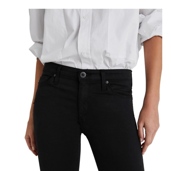 AG Cigarette Prima Leg Jean in Black - Picture 2 of 15